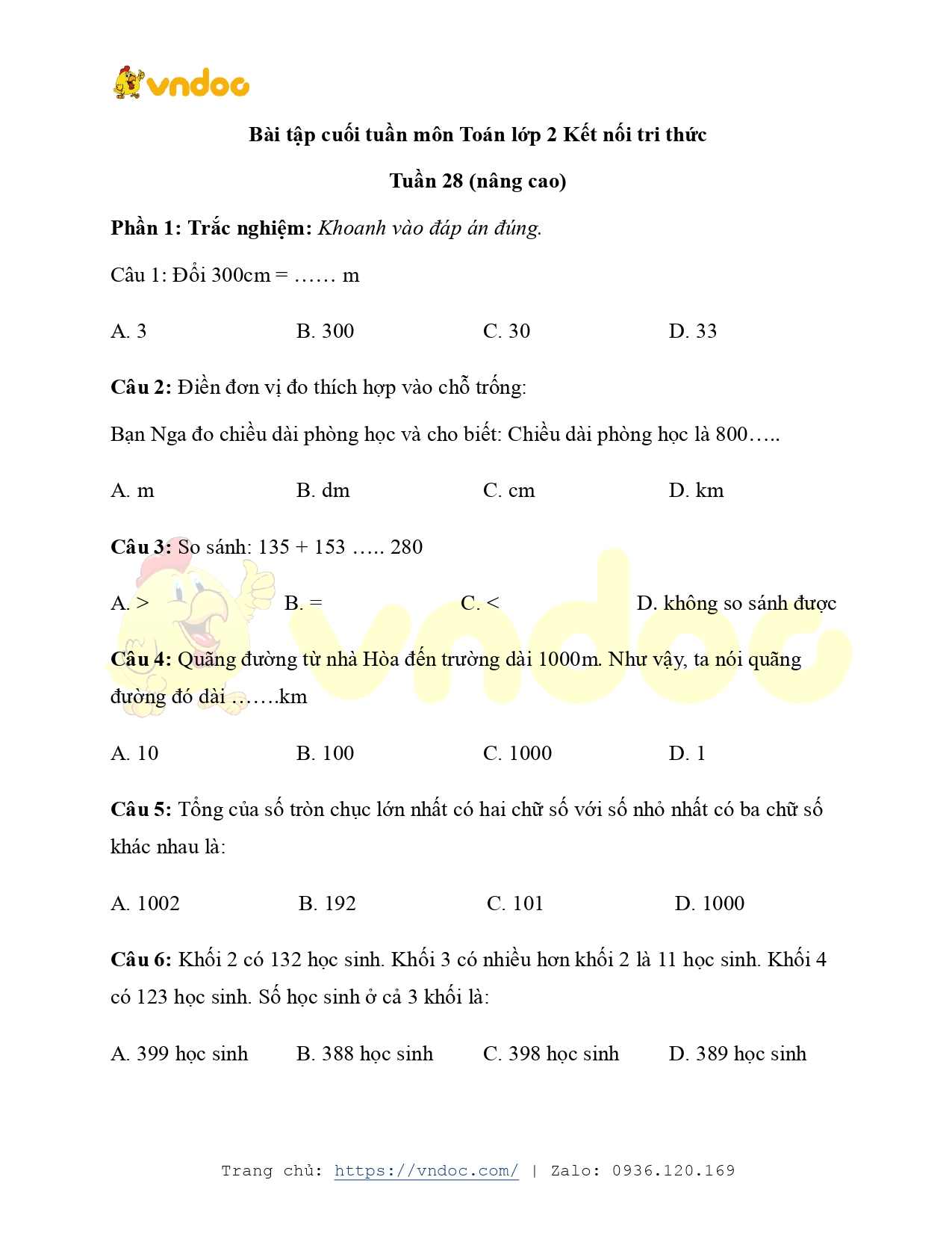 phieu kiem tra tuan 28 toan lop 2 nang cao kntt h1*581971