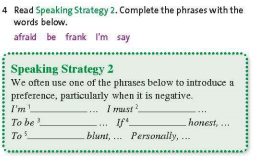 Friends Global 11 Workbook Unit 7 7G Speaking