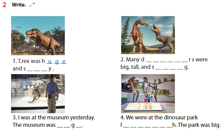 Sách bài tập Tiếng Anh lớp 4 Wonderful World Unit 11 Lesson 2