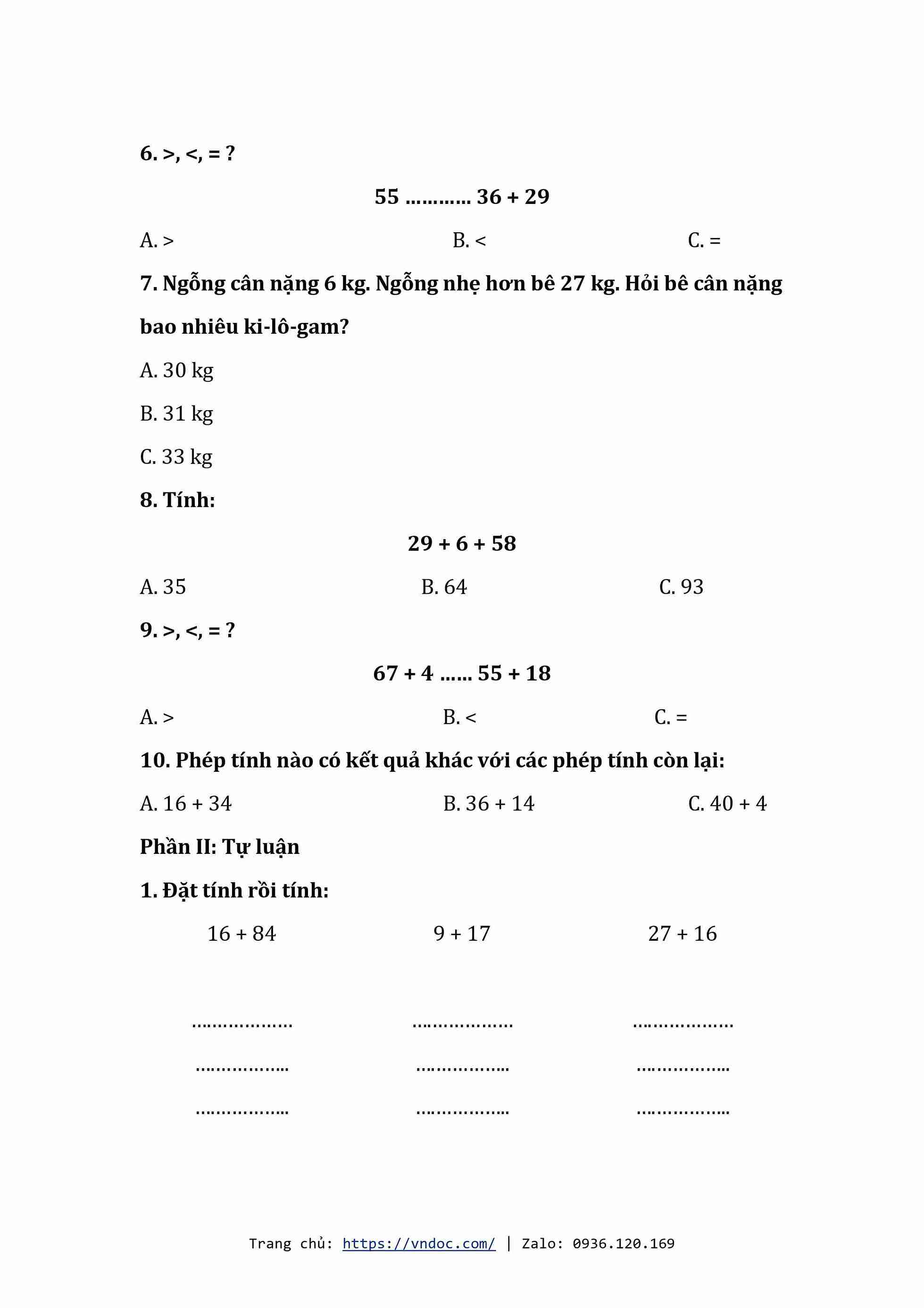 bai tap cuoi tuan lop 2 tuan 11 kntt 2*583016