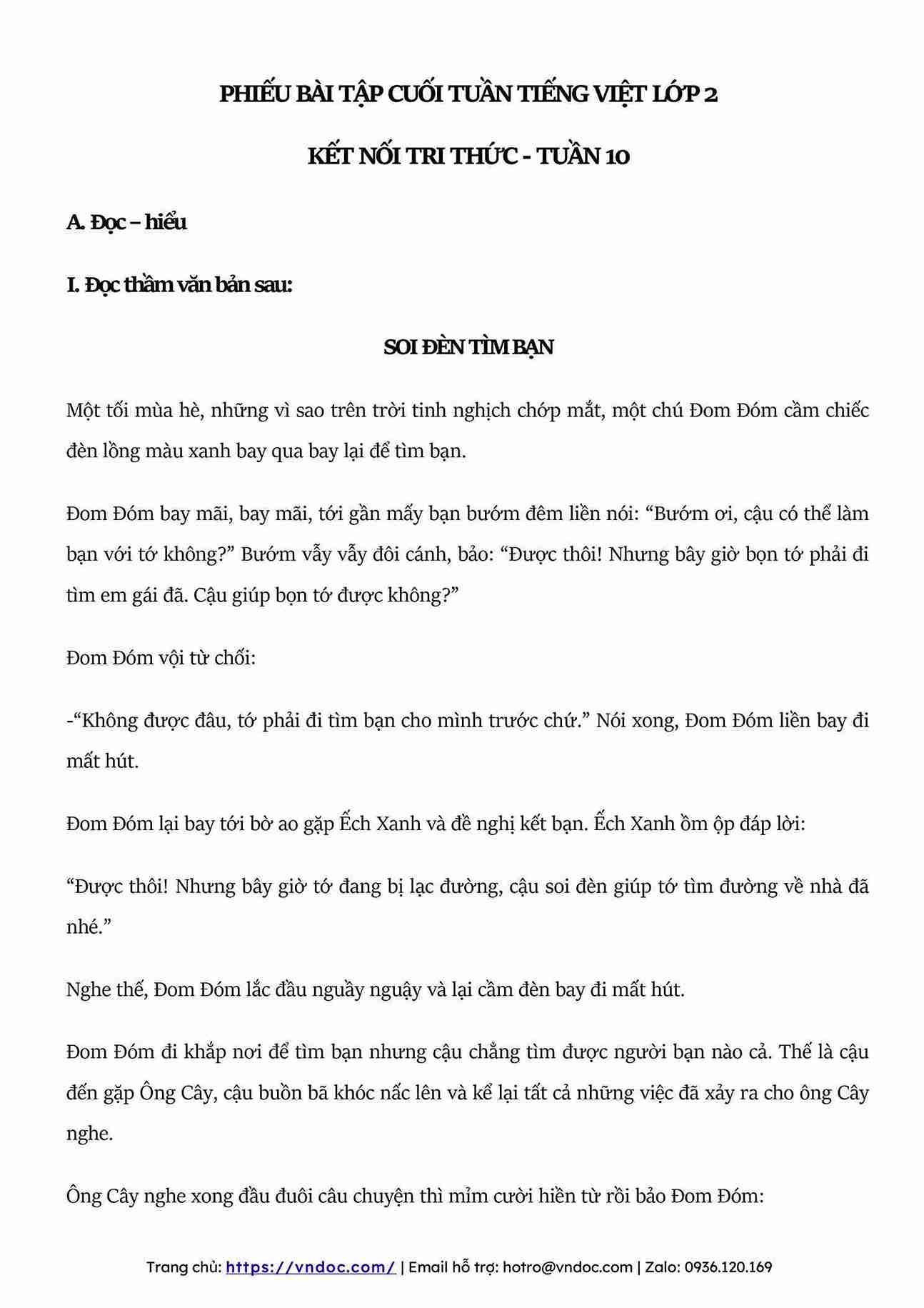 bai tap cuoi tuan tieng viet lop 2 ket noi tri thuc tuan 10 3*583032