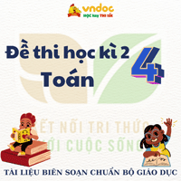 Ma trận đề thi Toán cuối học kì 2 lớp 4 sách Kết nối tri thức năm 2026