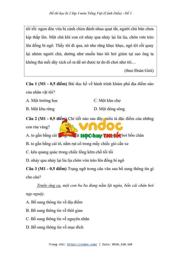 de thi hoc ki 2 tieng viet lop 4 canh dieu theo thong tu 27 de 1 h3*583730