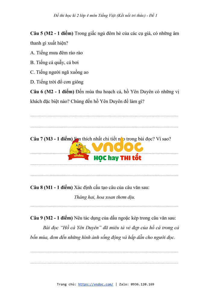 de thi hoc ki 2 tieng viet lop 4 ket noi tri thuc theo thong tu 27 de 1 h1*583754