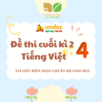 Đề thi học kì 2 môn Tiếng Việt lớp 4 - Đề 1