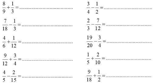 Vở bài tập Toán lớp 4 Tập 2 trang 60 Bài 6