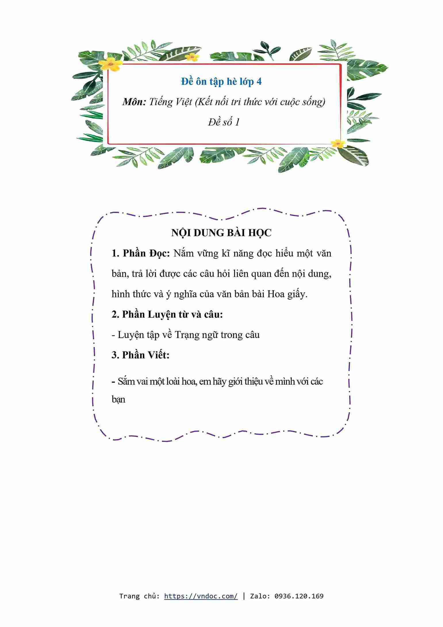 de on tap he lop 4 mon tieng viet sach ket noi tri thuc de 1 1*584760