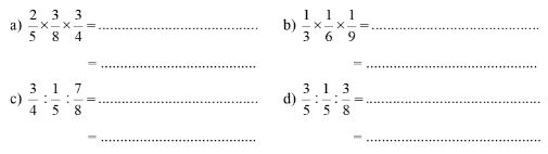 Vở bài tập Toán lớp 4 Tập 2 trang 76 Bài 4