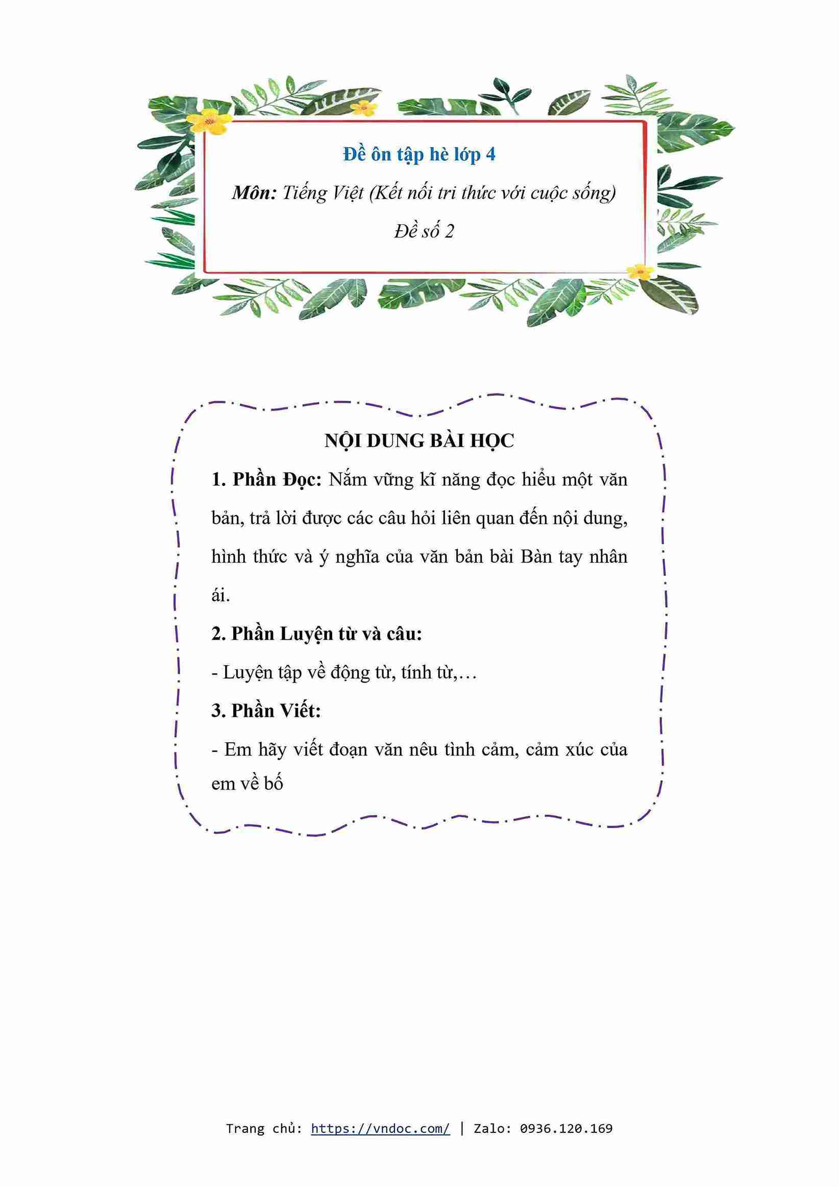 de on tap he lop 4 mon tieng viet sach ket noi de 2 1*584824