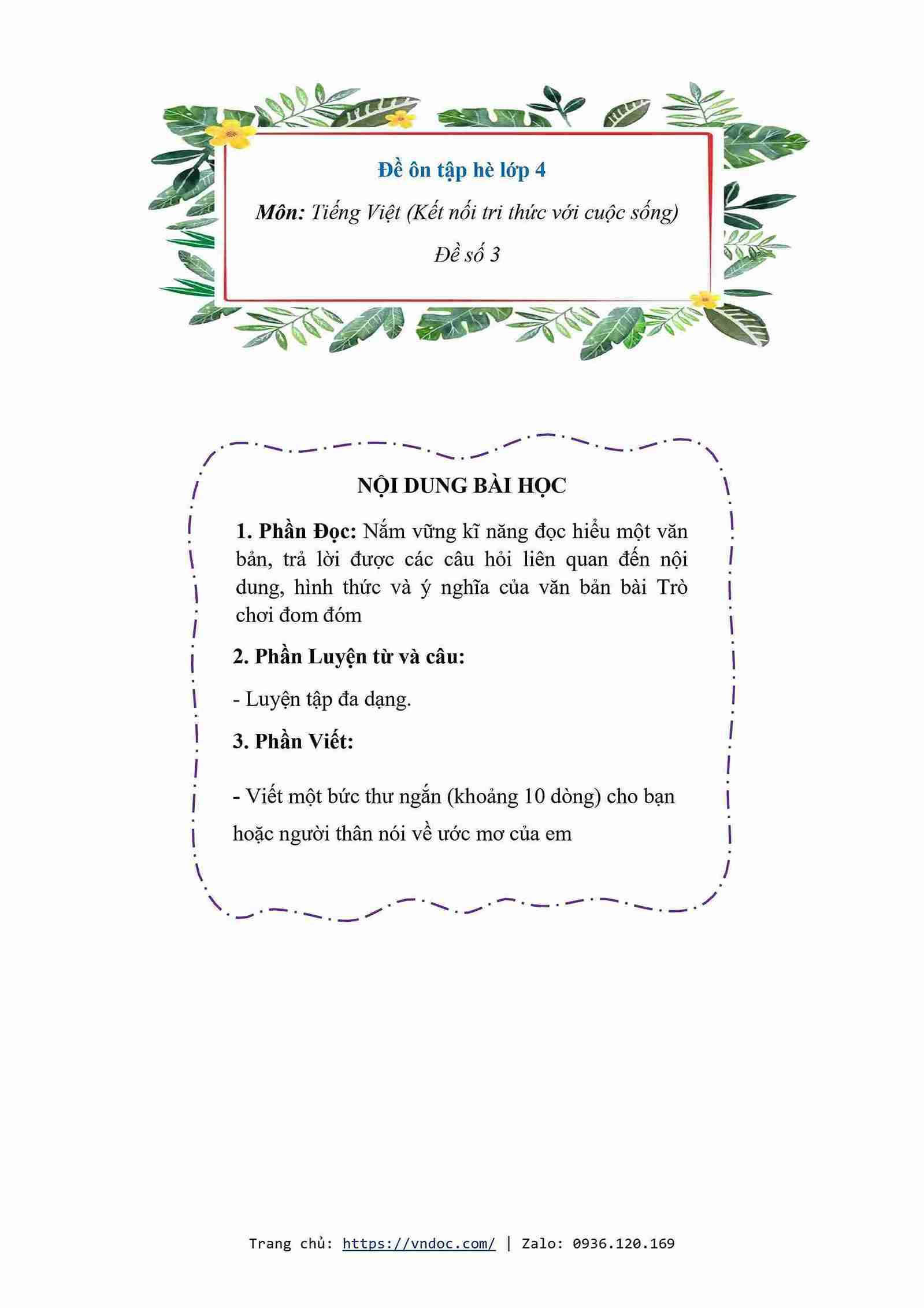 de on tap he lop 4 mon tieng viet sach ket noi de 3 1*584848