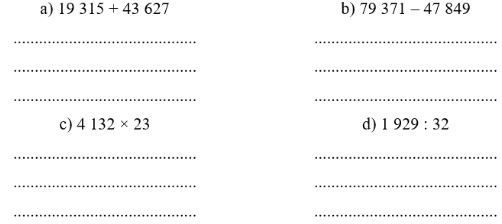 Vở bài tập Toán lớp 4 Tập 2 trang 96 Bài 4