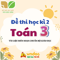 Đề thi Toán lớp 3 học kì 2 Kết nối tri thức - Đề 4