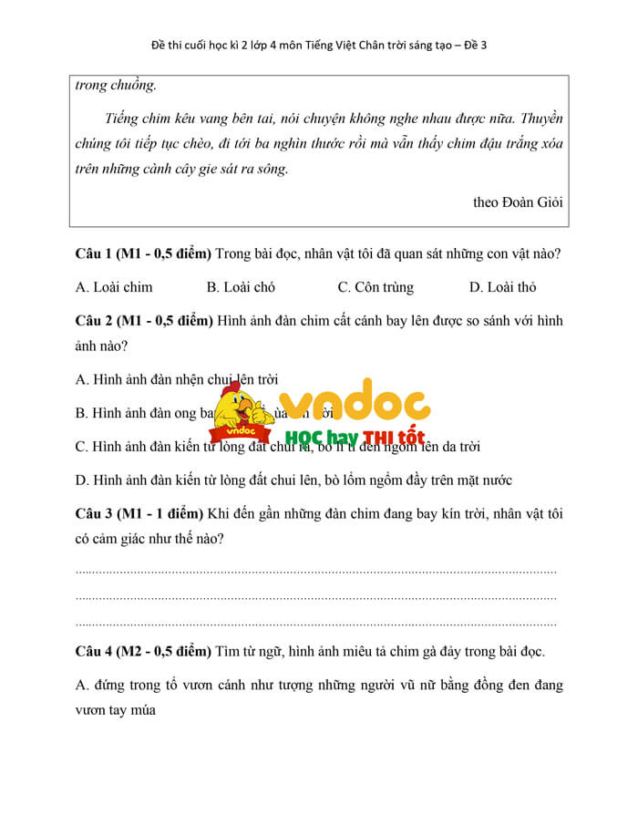 de thi hoc ki 2 tieng viet lop 4 chan troi sang tao theo thong tu 27 de 3 h2*585672