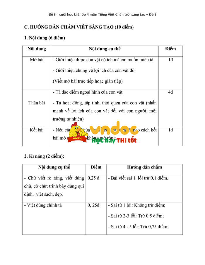 de thi hoc ki 2 tieng viet lop 4 chan troi sang tao theo thong tu 27 de 3 h4*585674