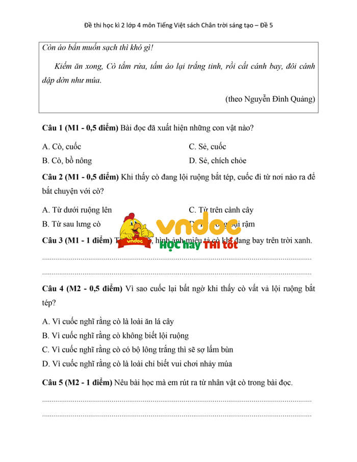 de thi hoc ki 2 tieng viet lop 4 chan troi sang tao theo thong tu 27 de 5 h4*587130