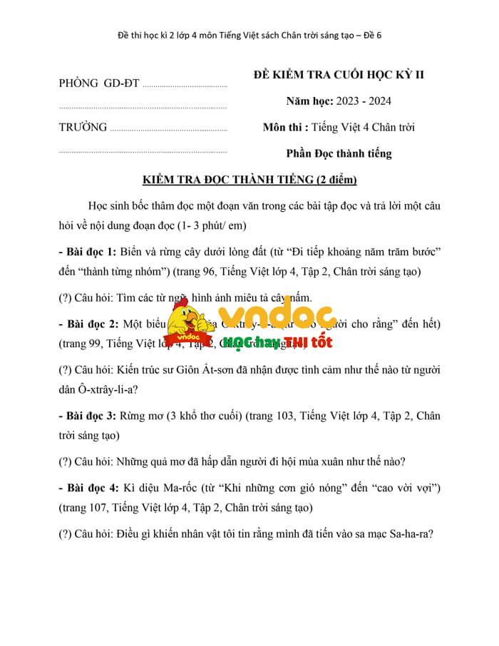 de thi hoc ki 2 tieng viet lop 4 chan troi sang tao theo thong tu 27 de 6 h4*587135