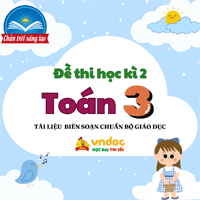 29 đề thi học kì 2 lớp 3 năm 2026 Chân trời sáng tạo