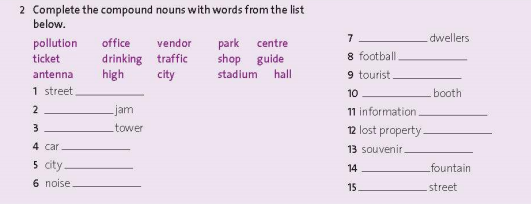 Friends Global 11 Workbook Unit 8 8A Vocabulary