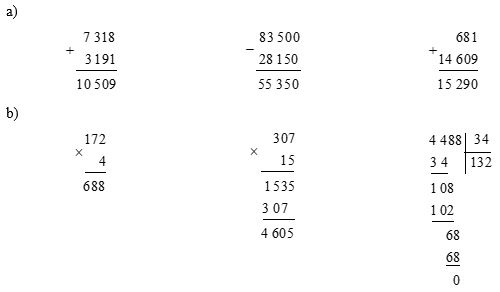 Toán lớp 5 trang 9 Luyện tập
