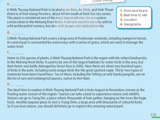 Tiếng Anh 11 Global Success Unit 10 Reading