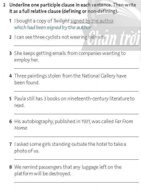 Friends Global 11 Workbook Unit 8 8D Grammar