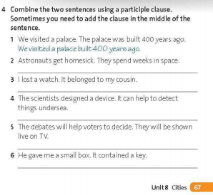 Friends Global 11 Workbook Unit 8 8D Grammar