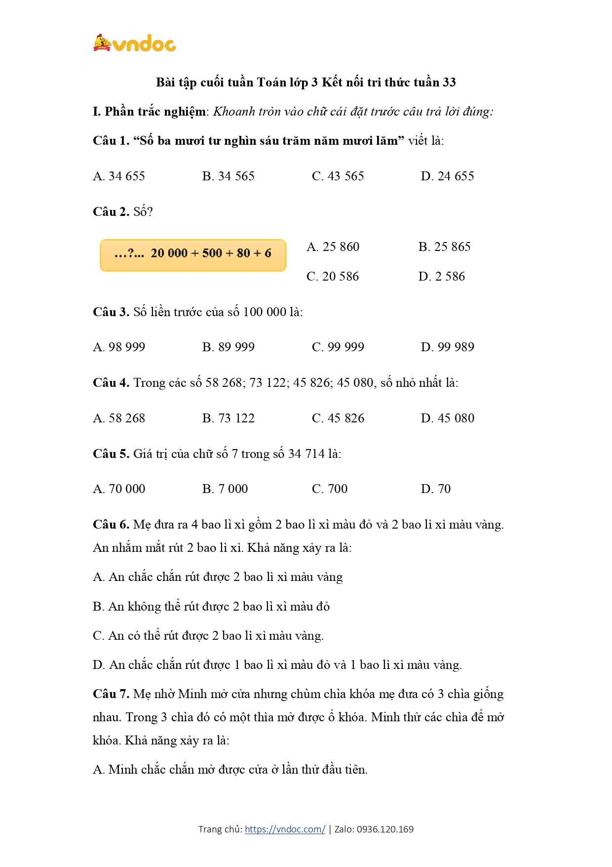 de kiem tra cuoi tuan toan lop 3 tuan 33 kntt page 0001*590077