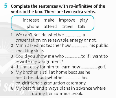 Tiếng Anh 9 Starter Unit Language Focus trang 7 Friends Plus