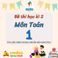Bộ 19 đề thi học kì 2 lớp 1 sách Cánh Diều
