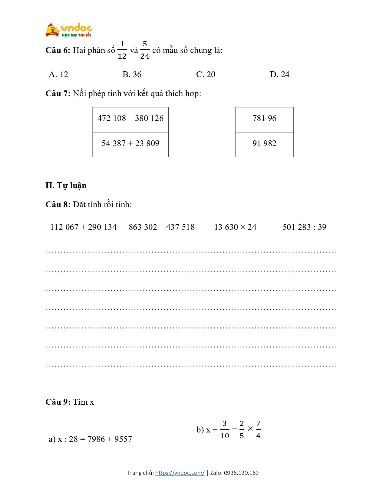 phieu bai tap cuoi tuan 34 toan 4 co ban ctst page 0002*590792