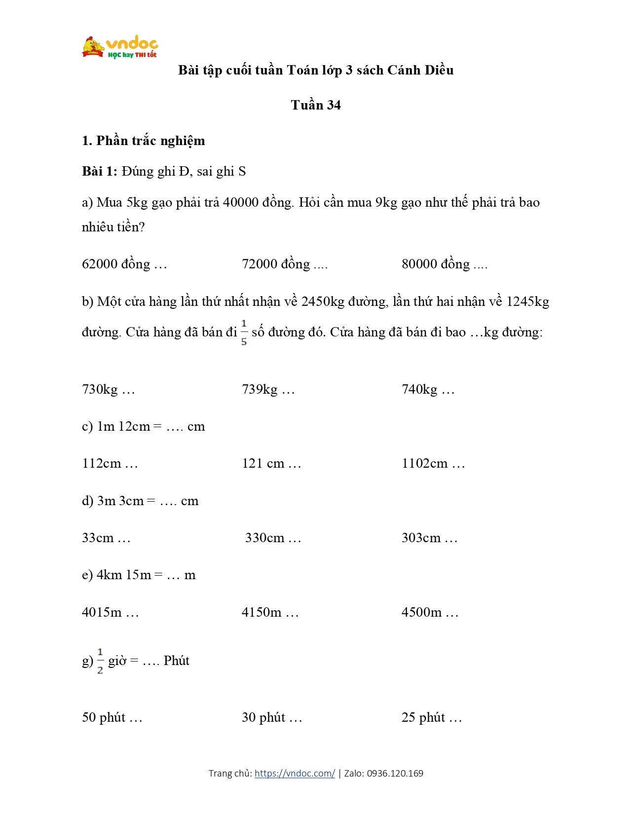 bai tap cuoi tuan 34 toan lop 3 canh dieu co ban page 0001*591093