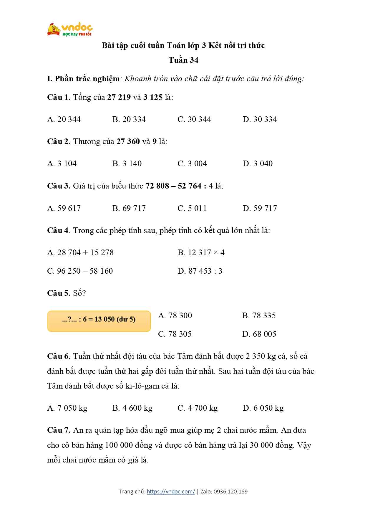 de kiem tra cuoi tuan toan lop 3 tuan 34 kntt page 0001*591044