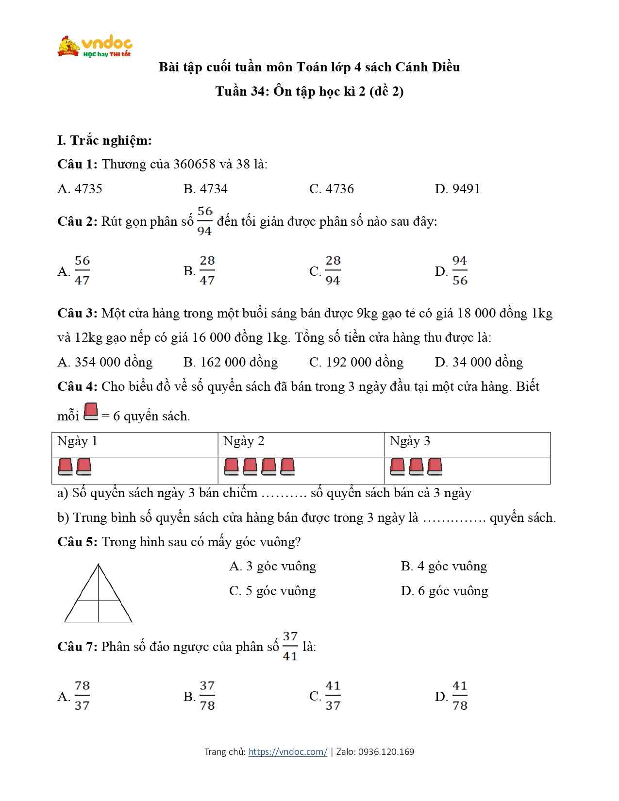 phieu bai tap cuoi tuan 34 nc toan 4 sach CD page 1*590990