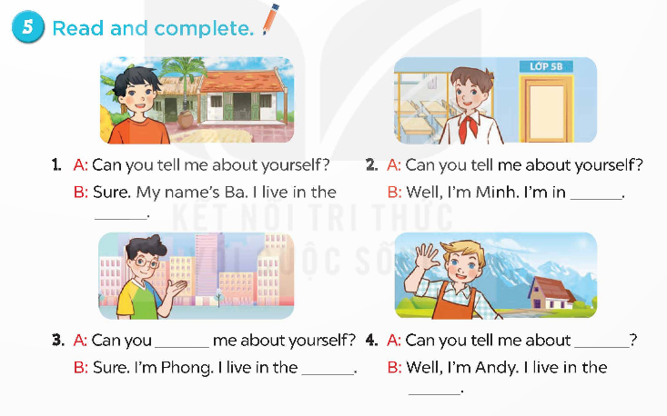 Tiếng Anh lớp 5 Global Success Unit 1 Lesson 1