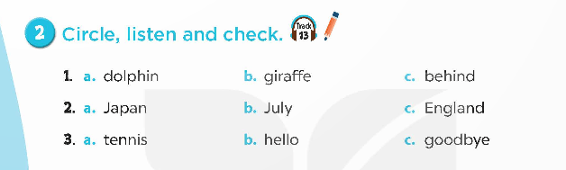 Tiếng Anh lớp 5 Global Success Unit 1 Lesson 3