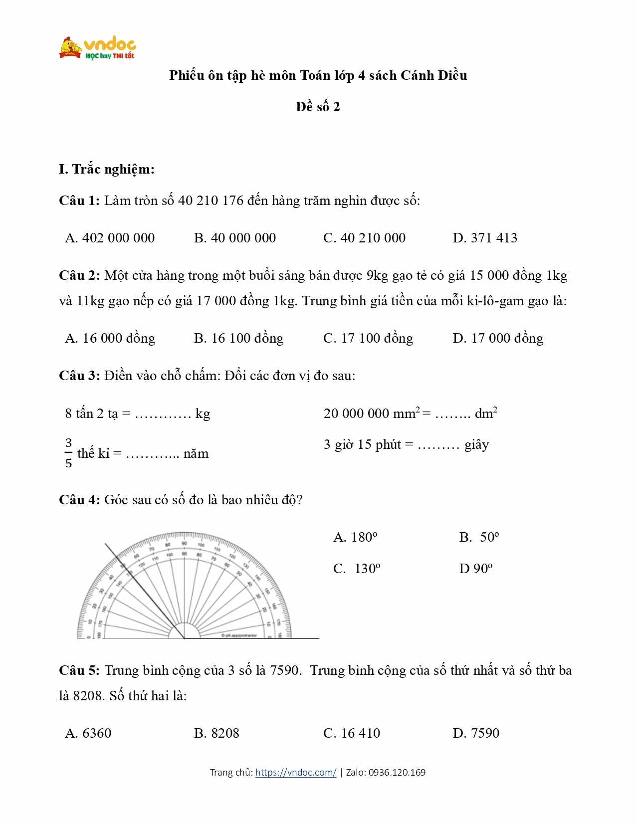 phieu on tap he toan lop 4 CD de 2 page 1*591937