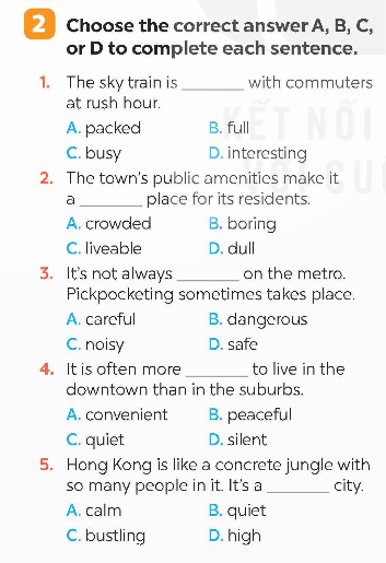 Tiếng Anh 9 Global Success Unit 2 A Closer Look 1