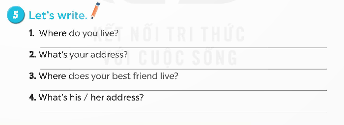 Tiếng Anh lớp 5 Global Success Unit 2 Lesson 3