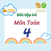 Bộ đề ôn tập hè lớp 4 lên lớp 5 môn Toán sách Kết nối tri thức