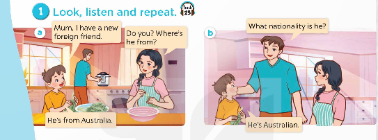 Tiếng Anh lớp 5 Global Success Unit 3 Lesson 1