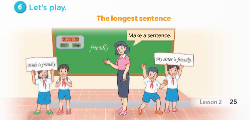 Tiếng Anh lớp 5 Global Success Unit 3 Lesson 2