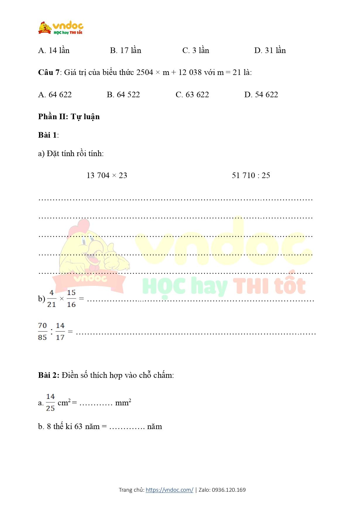 phieu bai tap cuoi tuan 35 nc toan 4 sach CD page 2*592618