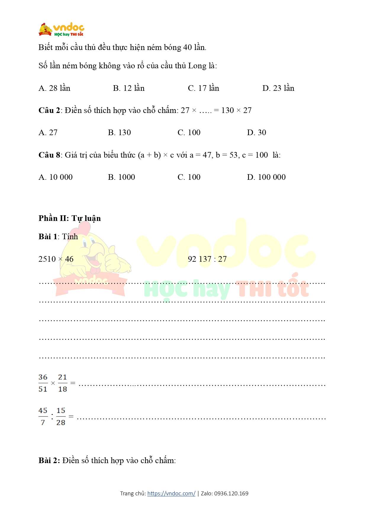 phieu bai tap cuoi tuan 35 toan 4 co ban ctst page 0002*592691