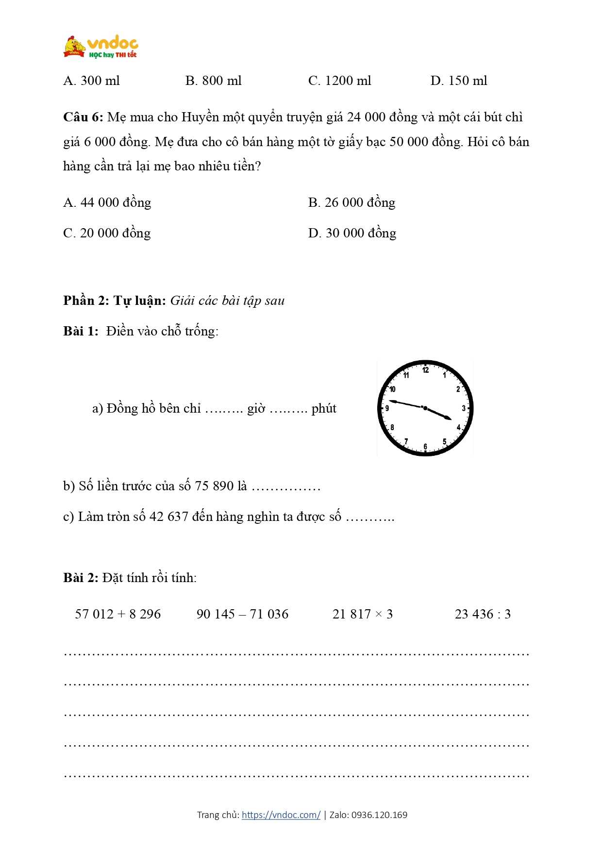 bai tap cuoi tuan 35 toan nang cao lop 3 ctst page 0002*593010