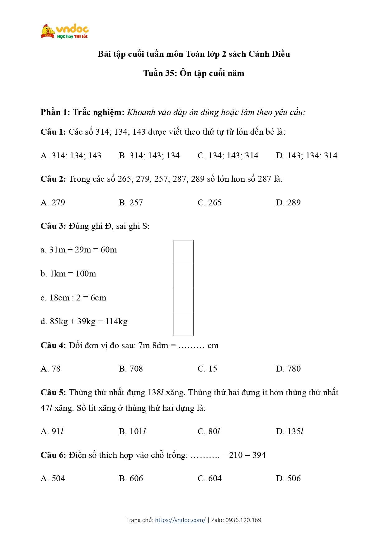 de kiem tra cuoi tuan toan lop 2 tuan 35 co ban page 0001*593182