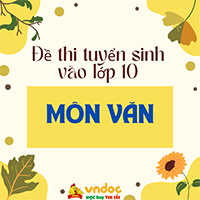 Đáp án đề thi tuyển sinh lớp 10 môn Văn Bến Tre 2025