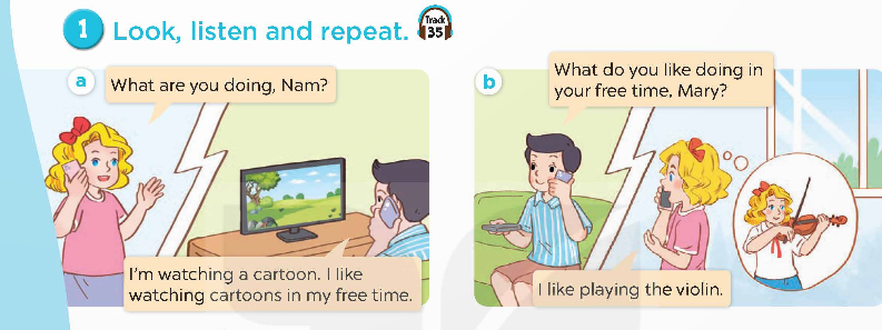 Tiếng Anh lớp 5 Global Success Unit 4 Lesson 1