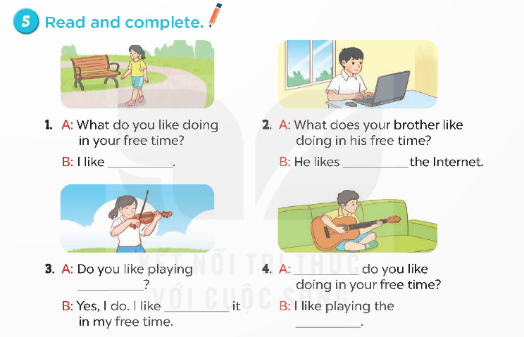 Tiếng Anh lớp 5 Global Success Unit 4 Lesson 1