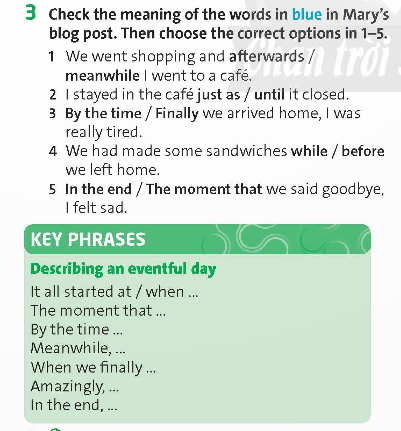 Tiếng Anh 9 Unit 1 Writing Friends Plus