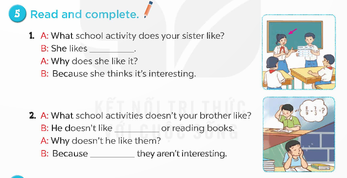 Tiếng Anh lớp 5 Kết nối tri thức Unit 7 Lesson 2